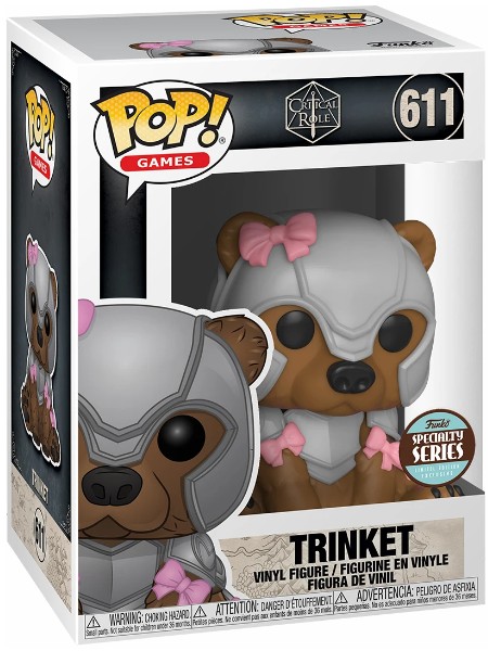 Funko POP #611 Critical Role Trinket Armored Specialty Series Exclusive Figure